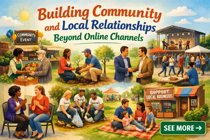 Building Community and Local Relationships Beyond Online Channels