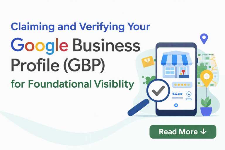 Claiming and Verifying Your Google Business Profile (GBP) for Foundational Visibility
