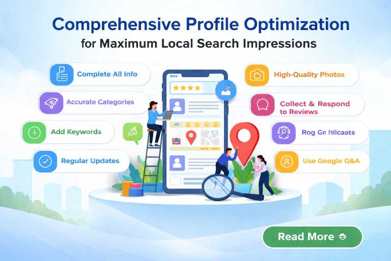 Comprehensive Profile Optimization for Maximum Local Search Impressions