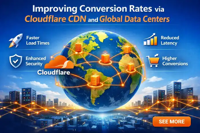 13 Improving Conversion Rates via Cloudflare CDN and Global Data Centers
