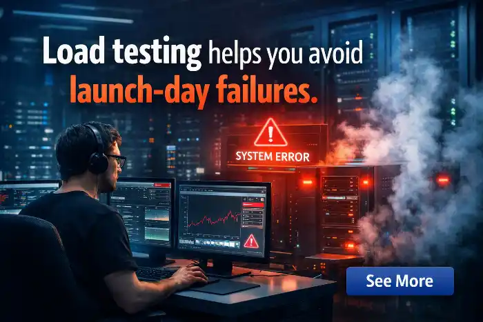 19 Load testing helps you avoid launch‑day failures
