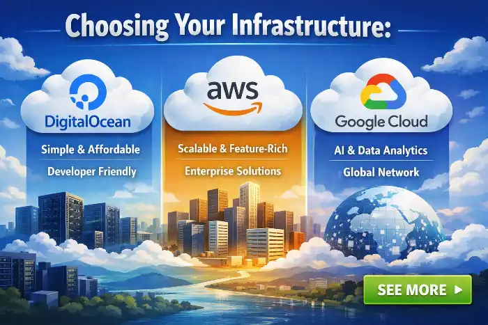 6 Choosing Your Infrastructure DigitalOcean, AWS, and Google Cloud